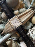 Cartier Tank – Black Dial Classic Leather Strap Watch