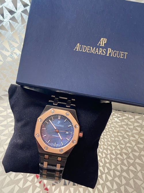 Audemars Piguet Royal Oak – Blue Dial Two Tone Stainless Steel