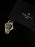 Patek Philippe Nautilus Blue Dial Stainless Steel Watch