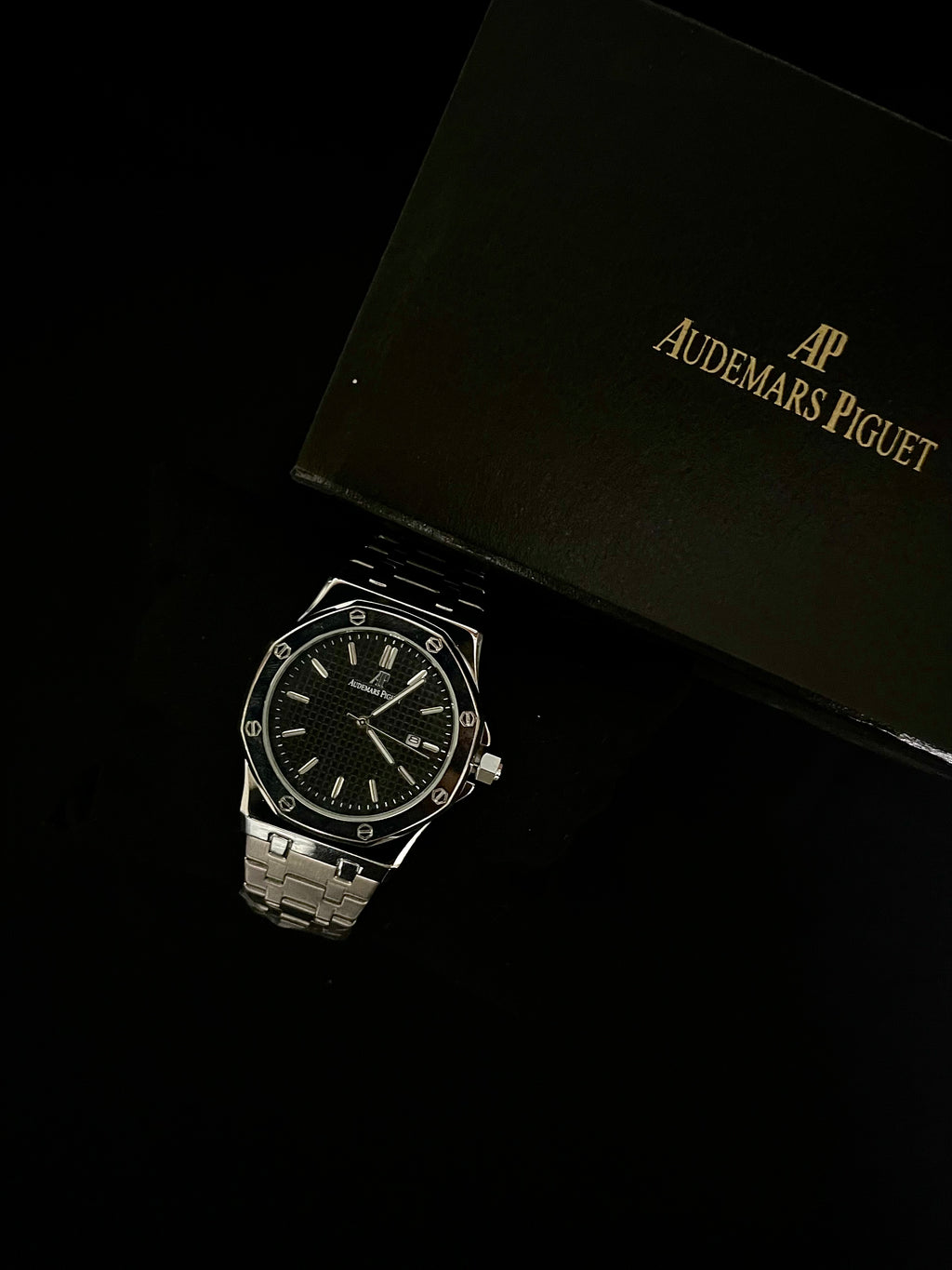 Audemars Piguet Royal Oak Black Dial Stainless Steel Watch