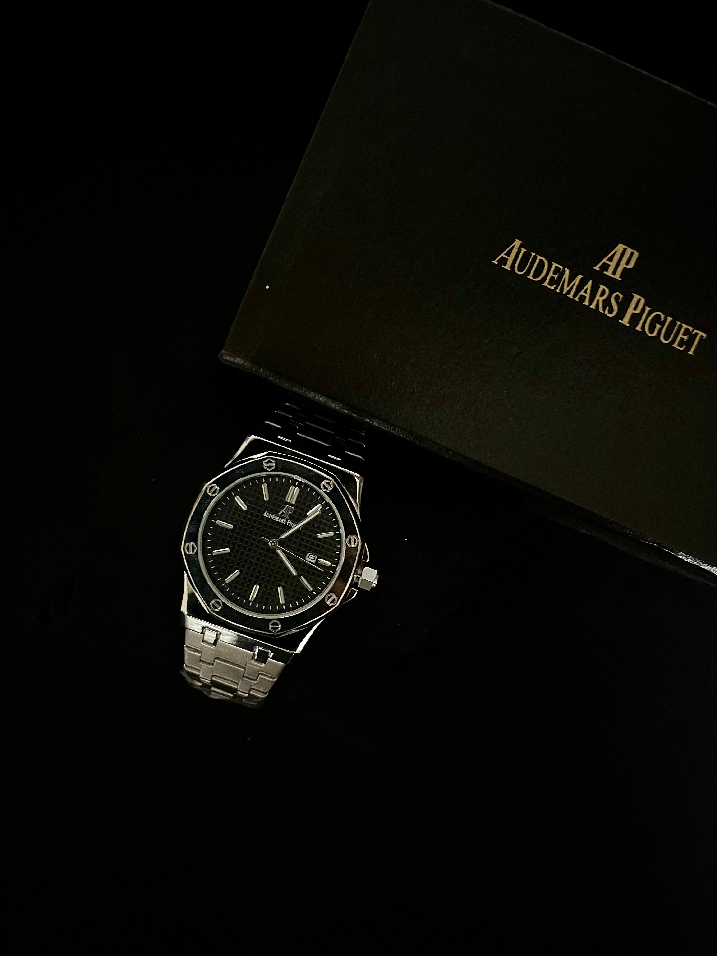 Audemars Piguet Royal Oak Black Dial Stainless Steel Watch