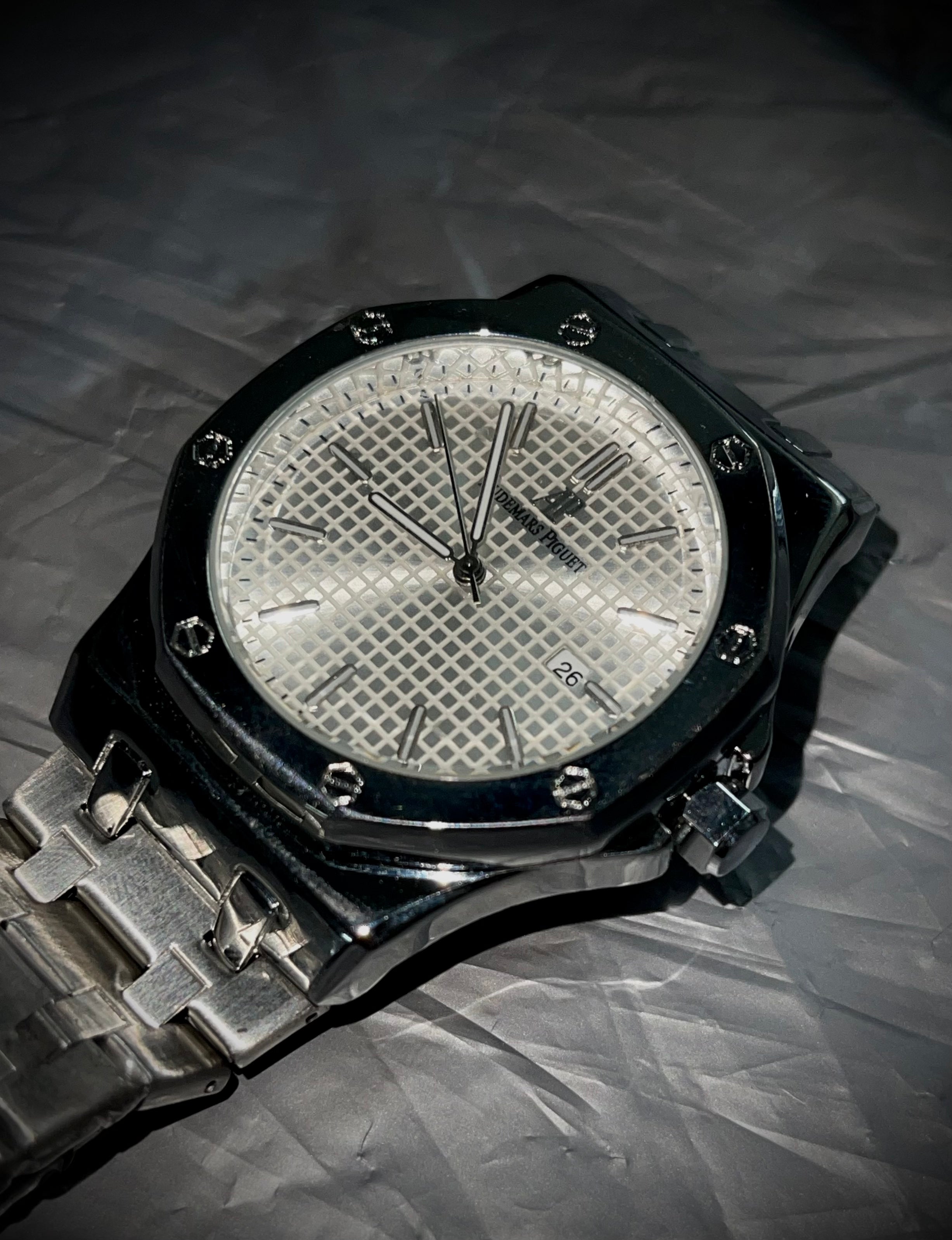 Audemars Piguet Royal Oak White Dial Stainless Watch
