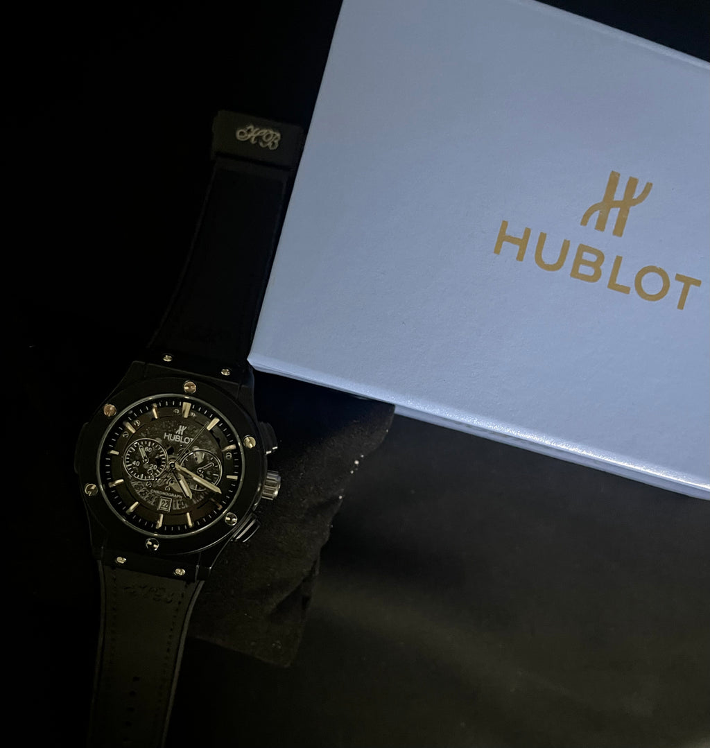 Hublot Classic Fussion Black Dial – Leather Strap Edition