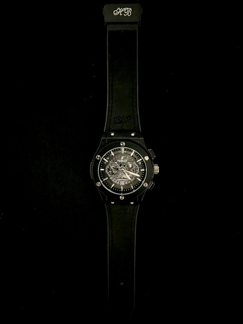 Hublot Classic Fussion Black Dial – Leather Strap Edition
