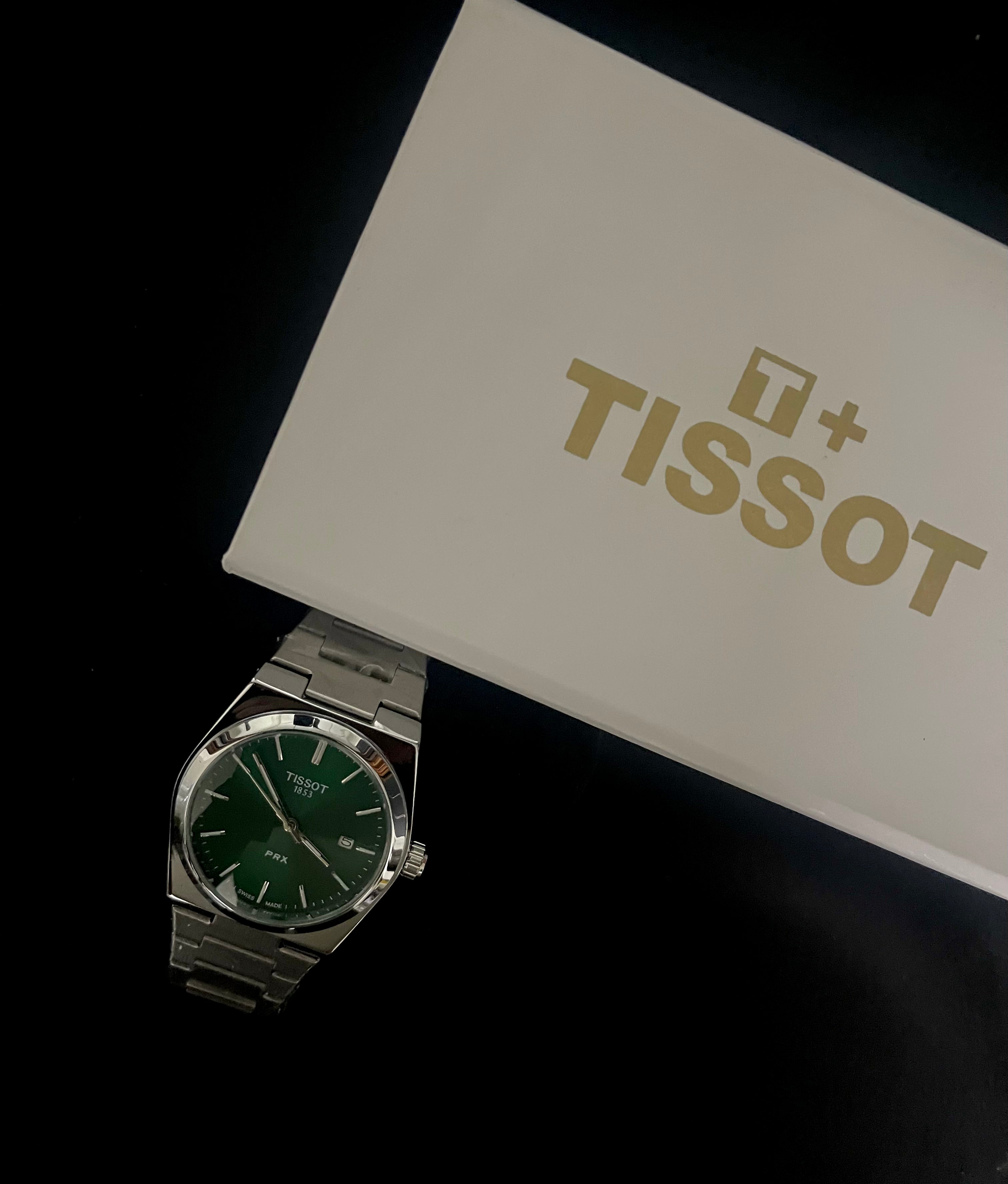 Tissot PRX Green Dial Stainless Steel Watch