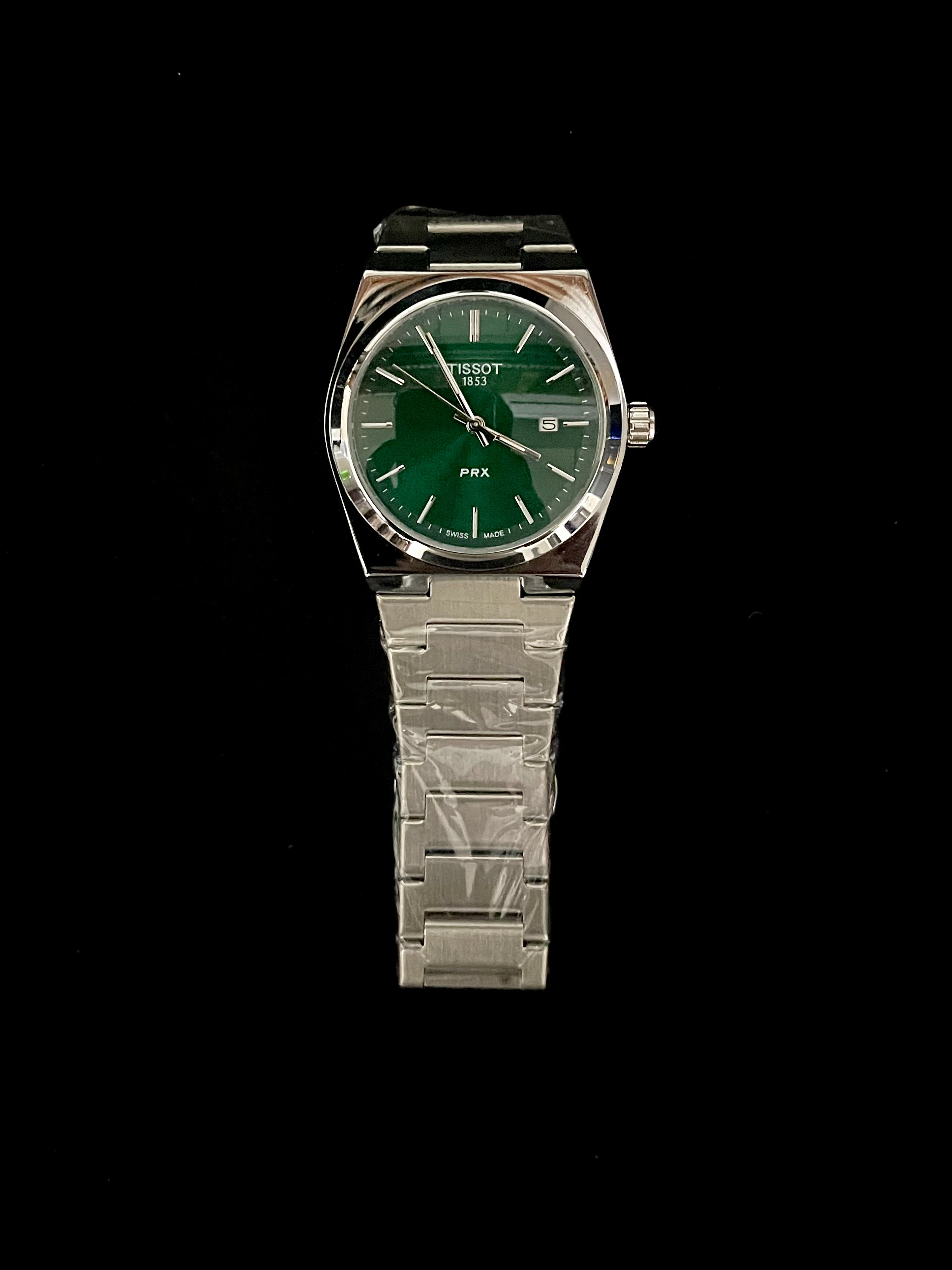 Tissot PRX Green Dial Stainless Steel Watch