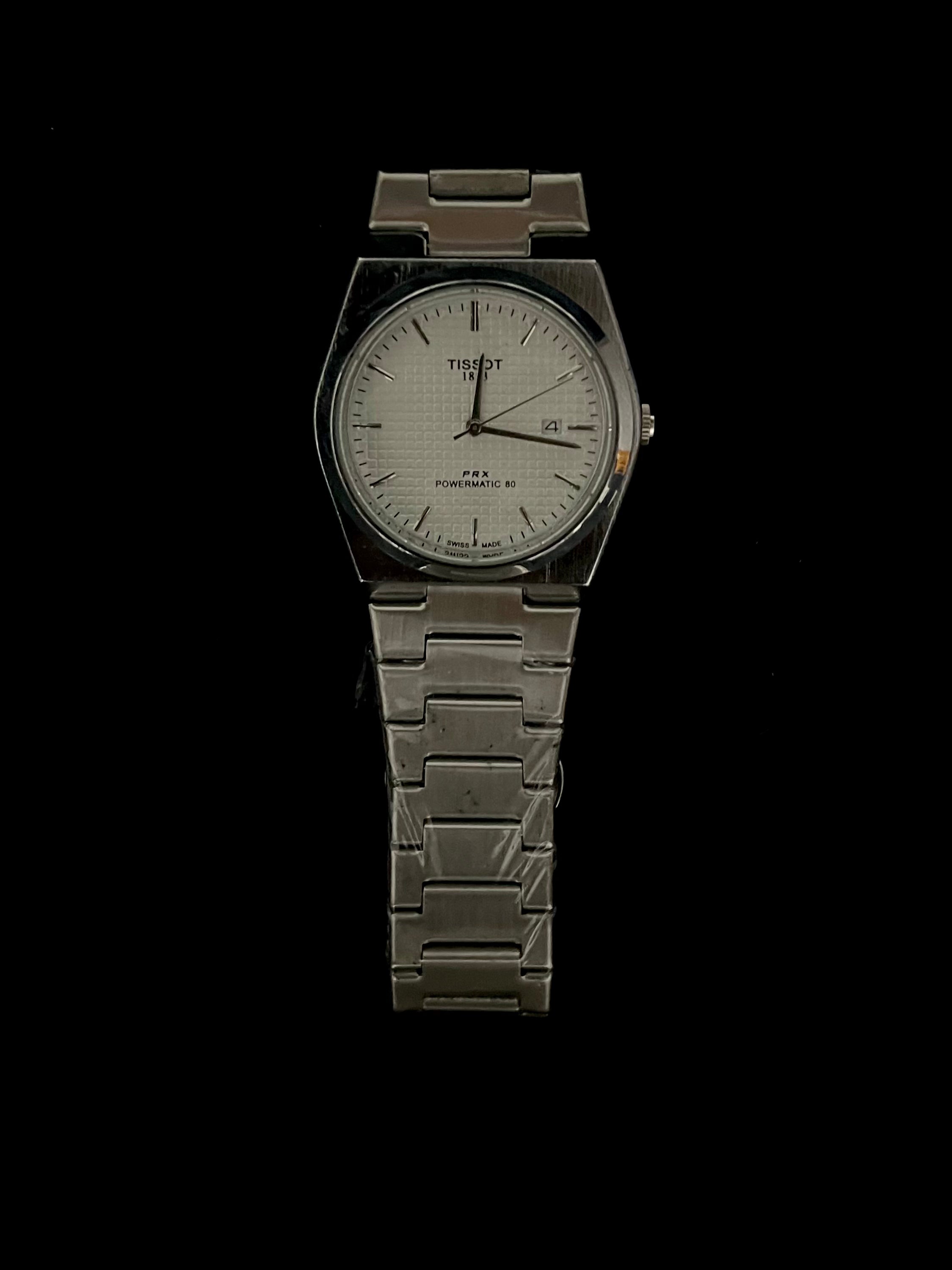 Tissot PRX White Dial Stainless Steel Watch