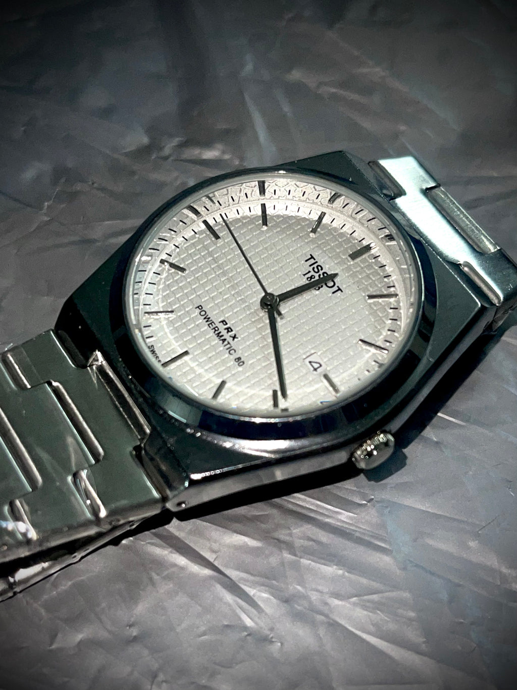 Tissot PRX White Dial Stainless Steel Watch