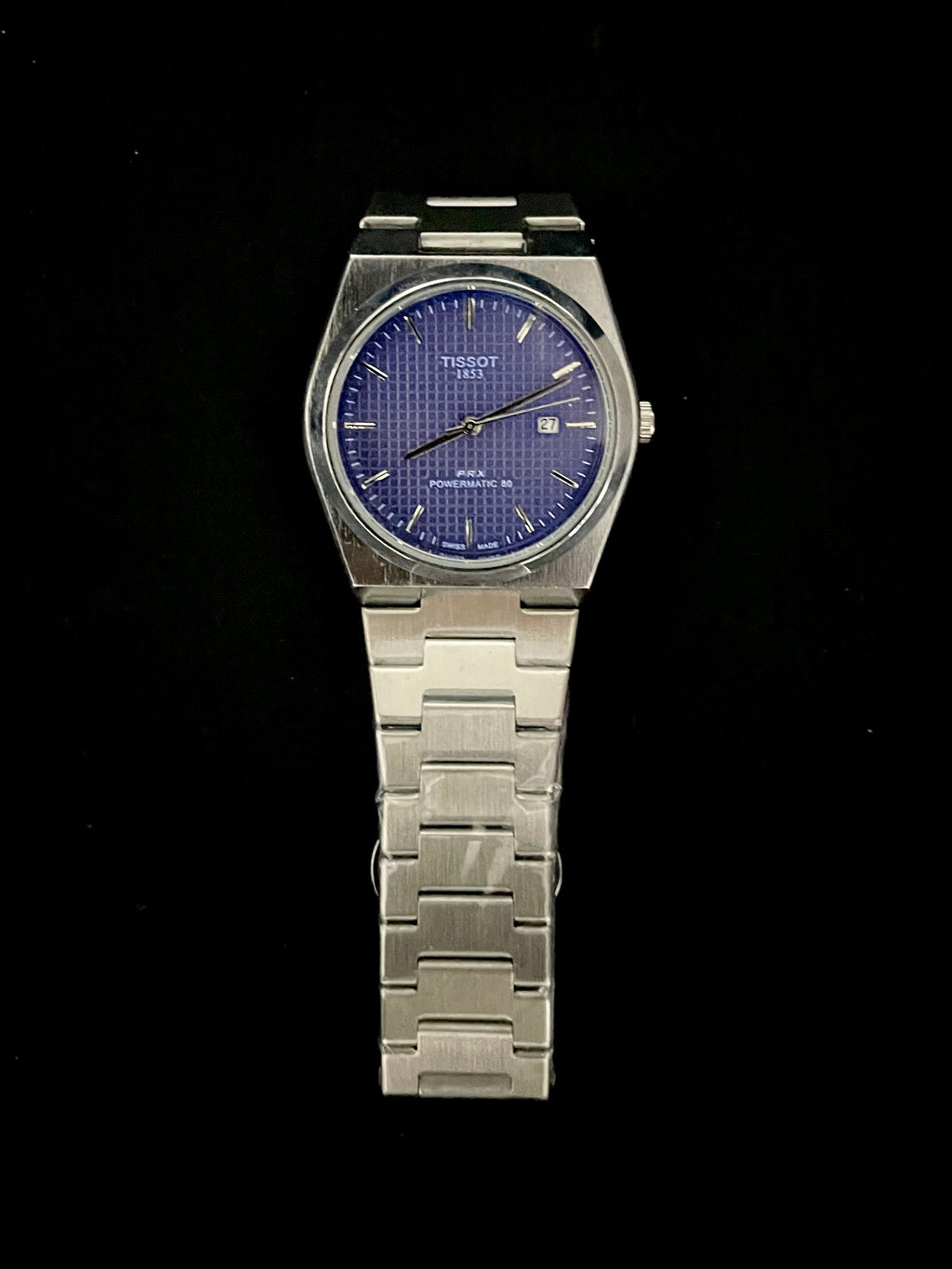Tissot PRX Blue Dial Stainless Steel Watch